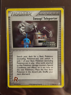 Swoop! Teleporter Reverse Holo 92/109 Team Rocket Returns 2004 Pokemon - Image 1