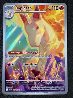 Rapidash 189/182 IR - Destined Rivals Pokemon TCG NM - Image 1