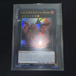 Yu-Gi-Oh X3 BLMM-EN155 Blaze, Supreme Ruler of All Dragons Ultra Rare NM - Image 2