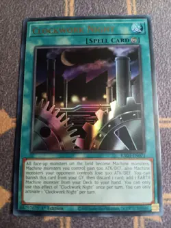 1x Clockwork Night RA03-EN071 Ultra Rare First Edition VLP - Image 1