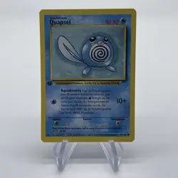 1st Edition Poliwag (Quapsel) 59/102 NM Near Mint German Base Set Pokemon Card - Image 1