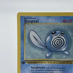 1st Edition Poliwag (Quapsel) 59/102 NM Near Mint German Base Set Pokemon Card - Image 2