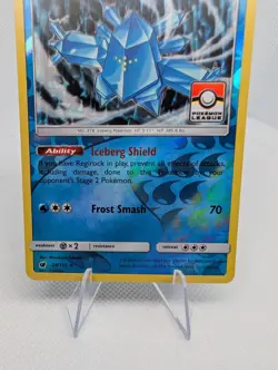 Pokemon Regice 28/111 - League Promo Holo - SM Crimson Invasion Tcg Card - NM - Image 3