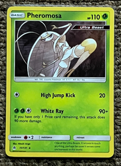 PHEROMOSA 11/131 HOLO FORBIDDEN LIGHT POKEMON CARD NM - Image 1