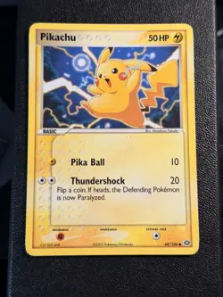 Pokemon Pikachu TCG Emerald Card 60/106 Regular Common MP - Image 1