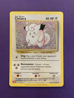 Clefairy Holo 013/034 English Pokemon Trading Card Game Classic 2023 - Image 1