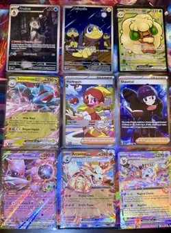 Pokemon Mixed Holo Lot of 9 Cards - NM Illustration Rares And More - Image 1