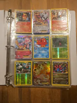 Pokemon Cards Lot Vintage Binder - Image 1
