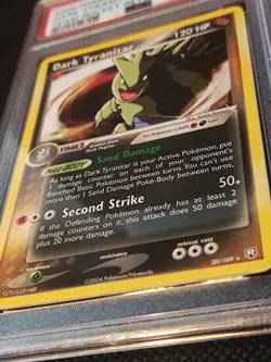 2004 Pokemon Card - EX Team Rocket Returns - Dark Tyranitar - #20/109 - PSA 6 - Image 4