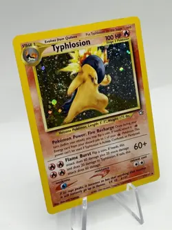 Typhlosion Holo Neo Genesis 17/111 Pokemon Card SWIRL - Image 3