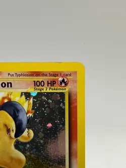Typhlosion Holo Neo Genesis 17/111 Pokemon Card SWIRL - Image 4