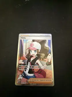 Hilda 164/086 Full Art Ultra Rare White Flare Pokemon TCG Trainer Card - Image 1