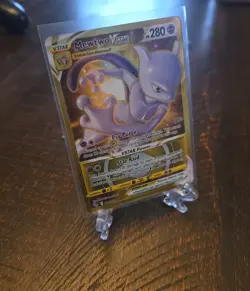 Pokemon Go TCG Mewtwo VSTAR Gold Secret Rare Card #086/078 - Image 4