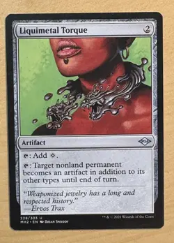 MTG Liquimetal Torque Card, Modern Horizons 2 - Image 1