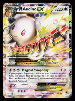 M Audino EX 85/124 Ultra Rare XY Fates Collide Pokemon Card - Image 1