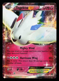 Togekiss EX 83/122 Ultra Rare XY BREAKpoint Pokemon Card - Image 1