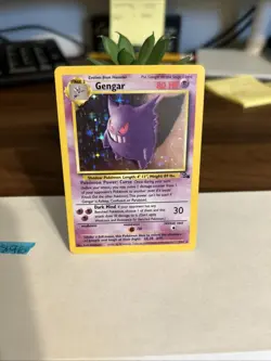 Pokemon TCG Gengar Fossil Holo ✨Card 5/62. Excellent Condition 1999 - Image 2
