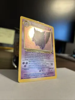 Pokemon TCG Gengar Fossil Holo ✨Card 5/62. Excellent Condition 1999 - Image 3