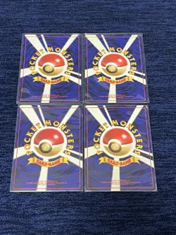 4 Card Set of First Two Pokemon Team Rocket 1997 Japanese Pokemon Card Excellent - Image 2