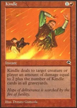 4x Kindle ~ Lightly Played Tempest MTG Magic x4 4 UltimateMTG Playset Red Card - Image 1