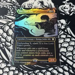 Fire Lord Zuko 315 (Borderless) Avatar: The Last Airbender Foil MTG - Image 1