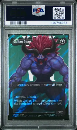 2025 MTG FINAL FANTASY #0528 GALIAN BEAST/VINCENT VALENTINE PSA 10 - Image 2