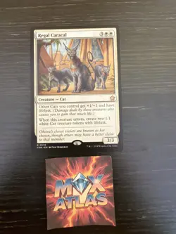 MTG - Regal Caracal - 0579 - Magic the Gathering - Foundations - Rare - NM - Image 1