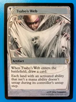 MTG 1x Tsabo's Web 143 Mystery Booster 2 Future Sight Magic the Gathering x1 NM - Image 1
