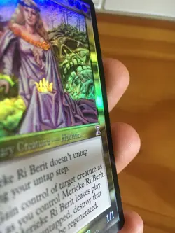 Mtg Time Spiral Merieke Ri Berit FOIL SP with some micro-scratches and clouding - Image 4