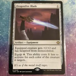 Dragonfire Blade (REGULAR) x1 - MTG Tarkir: Dragonstorm TDM #240 - Image 1