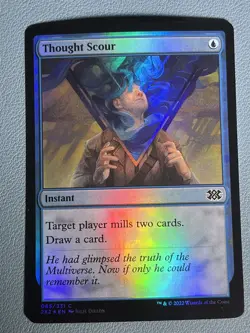 MTG Thought Scour Foil Double Masters 2x2 NM - Image 1