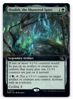 Ozolith, the Shattered Spire NM Extended Art March of the Machine 372 MTG Reg - Image 1