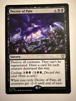Decree of Pain NM MTG Bloomburrow BLB BLC Magic - Image 1
