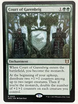 Court of Garenbrig NM Commander: Wilds of Eldraine 0025 MTG Regular - Image 1