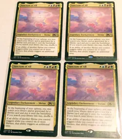 MTG 2021 Core Set Sanctum of All x 4 - Image 1