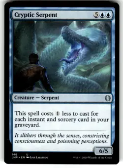 Cryptic Serpent U Regular #285 | J22 Jumpstart 2022 | MTG - Image 1