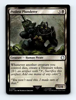 #187 2024 Fallout PIP ) Pitiless Plunderer Commander UNCOMMON - Image 1
