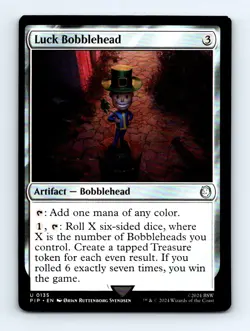 #135 2024 Fallout PIP / Luck Bobblehead Commander UNCOMMON - Image 1