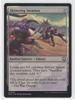 #159 Skittering Invasion 2024 Modern Horizons 3 Commander Uncommon - Image 1