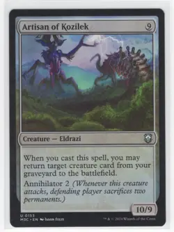 #153 Artisan of Kozilek 2024 Modern Horizons 3 Commander Uncommon - Image 1