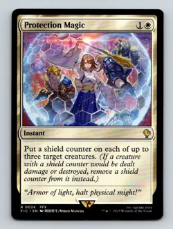 #24 Protection Magic 2025 Final Fantasy Commander * Rare - Image 1