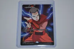 MTG magic AVATAR Last Airbender BORDERLESS LIGHTNING BOLT TLE #032 mythic - Image 1