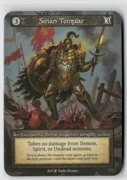 Sorcery Contested Realm Beta Sirian Templar x3 NM Exceptional - Image 1