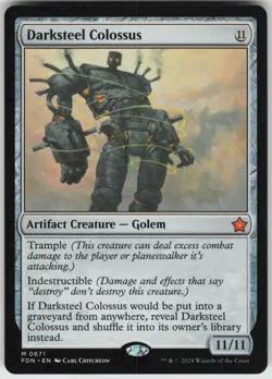MTG Darksteel Colossus 671 Foundations M Normal NM - Image 1