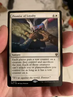 MTG Promise of Loyalty [Murders at Karlov Manor Commander] Near Mint - Image 1