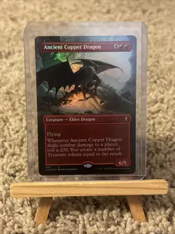 Ancient Copper Dragon (Borderless) Commander Legends: Battle for Baldur's... - Image 3