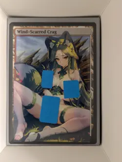 (MtG) Wind-Scarred Crag x Kitsune Fox Furry Girl Magic Alter Anime Hentai Lewd - Image 1
