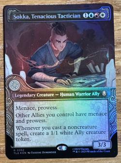 MTG Avatar: The Last Airbender, Sokka, Tenacious Tactician - Foil Showcase - Image 1