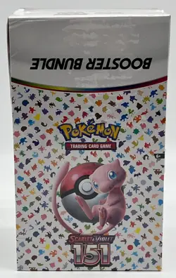 Pokemon TCG Scarlet & Violet MEW EN 151 Booster Bundle Display Case SEALED - Image 1