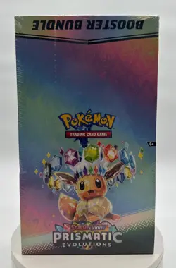 Pokemon SV8.5 Prismatic Evolutions SEALED Booster Bundle Display Case TCG - Image 1